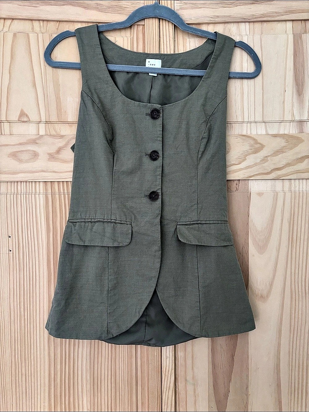 a. new day Utility Vest in Green Size XS Like New